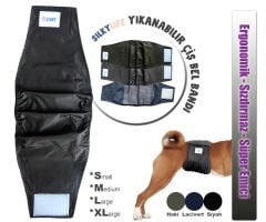Silky - Erkek köpek Çiş Bel Bandı - Yıkanabilir /