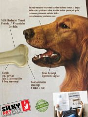 SilkyPetFits - Köpek Çiğneme Kemiği - Beyaz / Small 2 ad / > 12cm  / 40gr