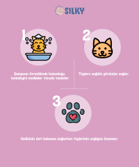 SilkyPetWash - Kedilere özel Doğal Kiraz Çiçeği Özlü Şampuan - 400ml