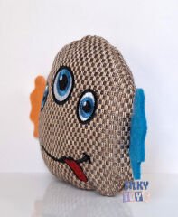 SilkyToys - Köpekler İçin Peluş Oyuncak -  Three Eyes/ 9cm / Bronz